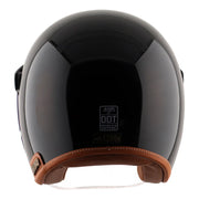Axor Retro Jet Helmet - Gloss Black