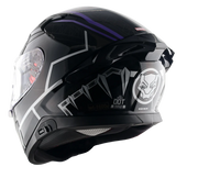 Axor Apex Marvel Black Panther Helmet - Gloss Black Purple