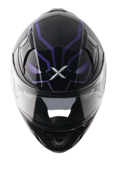 Axor Apex Marvel Black Panther Helmet - Gloss Black Purple