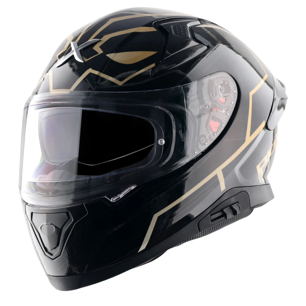 Axor Apex Marvel Black Panther Helmet - Gloss Black Gold