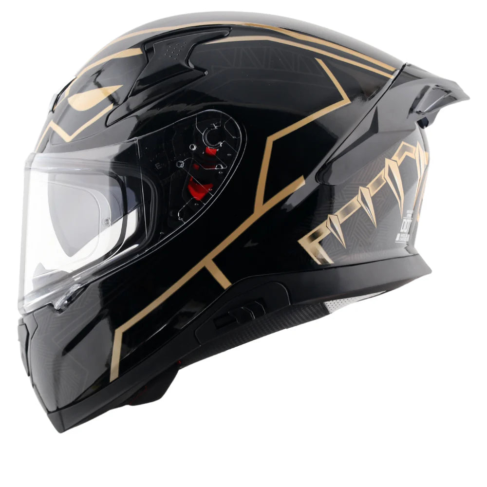 Axor Apex Marvel Black Panther Helmet - Gloss Black Gold