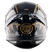 Axor Apex Marvel Black Panther Helmet - Gloss Black Gold