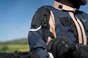 LS2 BREAKOUT MAN JACKET - SAND BLUE GREY - CE CLASS AA CERTIFIED