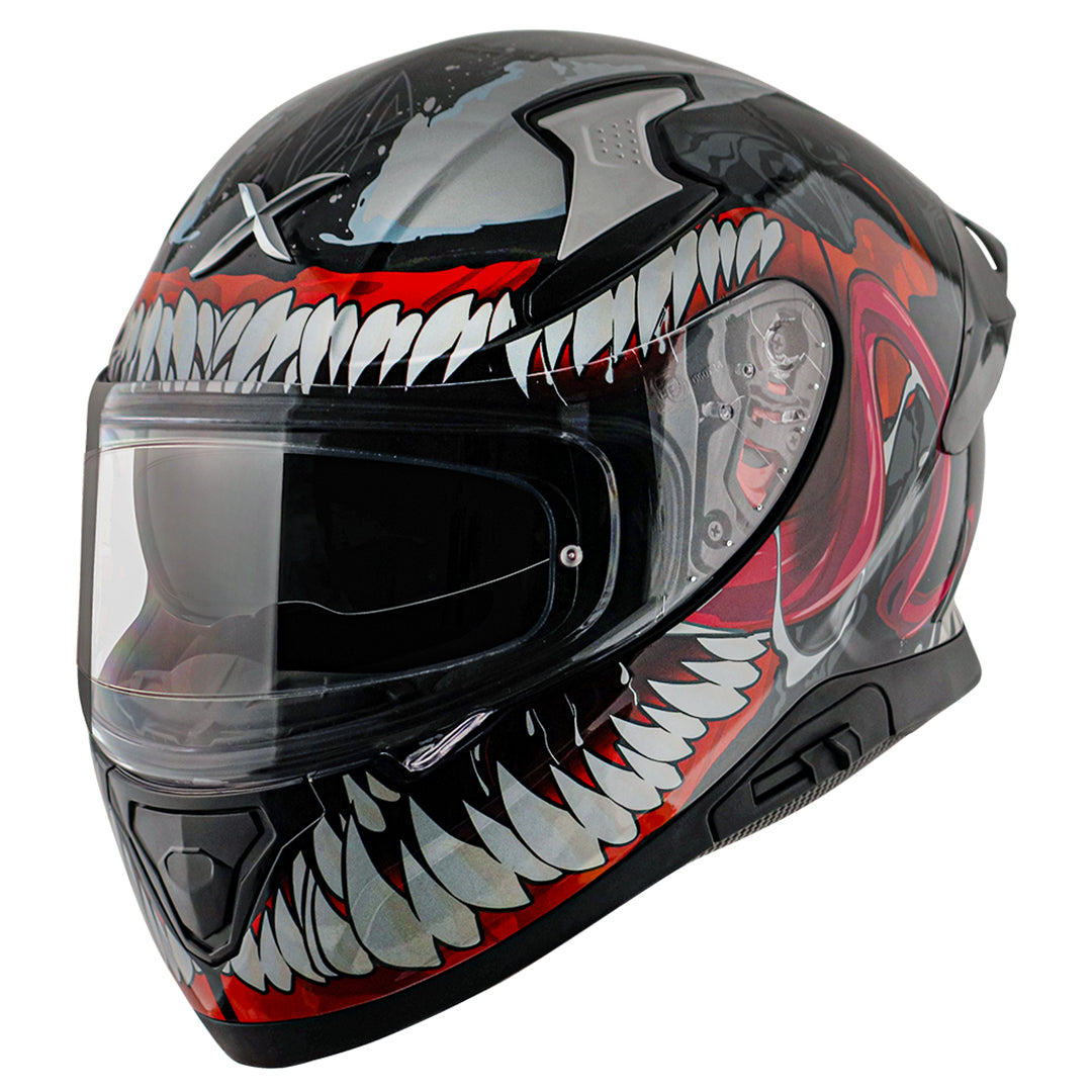 Axor Apex Marvel Venom Helmet - Gloss Black Red