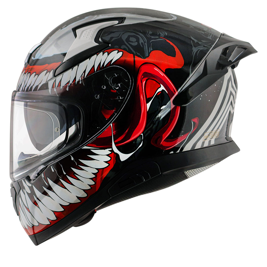 Axor Apex Marvel Venom Helmet - Gloss Black Red