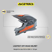 Acerbis Profile 4 Helmet - Black/Orange