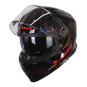 LS2 FF811 VECTOR II KAMO - GLOSS BLACK BLUE