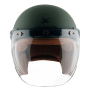 Axor Retro Jet Helmet - Dull Battle Green