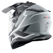 Axor X-Cross Dual Visor Helmet - Flagstaff - Gloss Nardo Grey Black