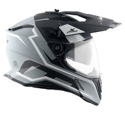 Axor X-Cross Dual Visor Helmet - Flagstaff - Gloss Nardo Grey Black