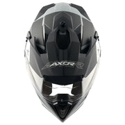 Axor X-Cross Dual Visor Helmet - Flagstaff - Gloss Nardo Grey Black