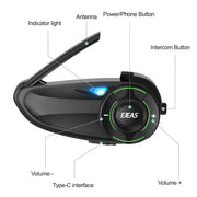 EJEAS Q8 MESH INTERCOM (6 Riders)
