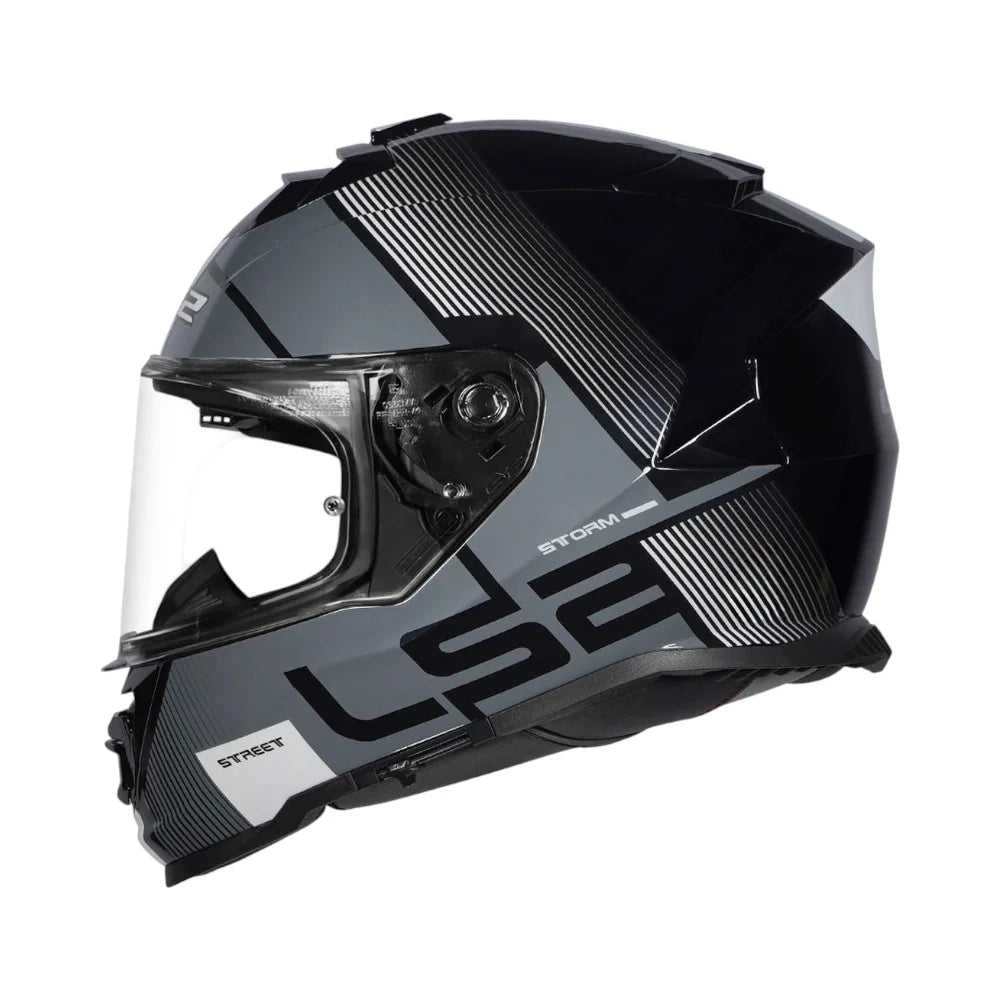 LS2 FF800 STORM II - EPIC - BLACK WHITE