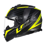 LS2 FF800 STORM II - NERVE - GL.BLACK H-V YELLOW
