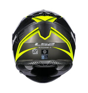 LS2 FF800 STORM II - NERVE - GL.BLACK H-V YELLOW