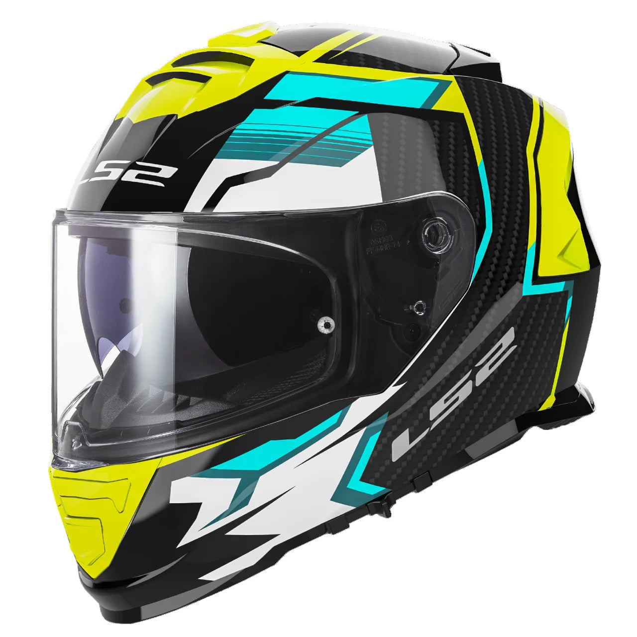 LS2 FF800 STORM II - TRACKER - BLACK H-V YELLOW