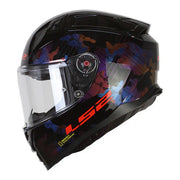 LS2 FF811 VECTOR II KAMO - GLOSS BLACK BLUE