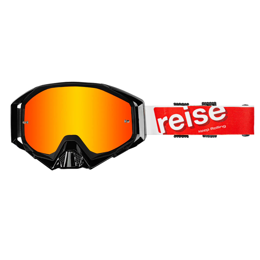 Reise Revver (Revo) MX Goggles-RED