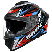 SMK TYPHOON RIVAL HELMET - GLOSS WHITE BLUE RED - (GL213)