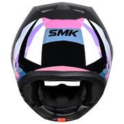 SMK GULLWING CHARGER Helmet - Gloss Black Pink - (GL219) (Flip-Up Helmet)