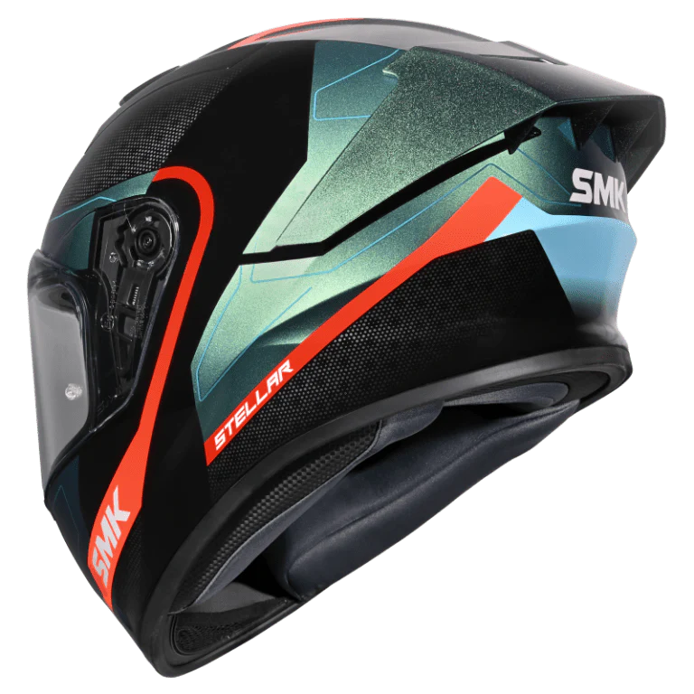 SMK STELLAR FLIGHT Helmet - GLOSS CHAMELEON ORANGE - (GL257C)
