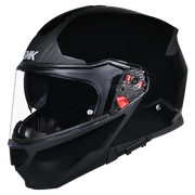 SMK GULLWING SOLID Helmet - Gloss Black - (GL200) (Flip-Up Helmet)