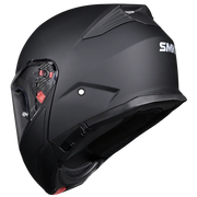 SMK GULLWING SOLID Helmet - Matt Black - (MA200) (Flip-Up Helmet)