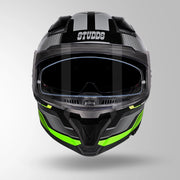 HELIOS D1 ASPHALT DECOR GLOSS BLACK & GREEN
