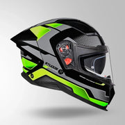 HELIOS D1 ASPHALT DECOR GLOSS BLACK & GREEN