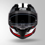 HELIOS D1 ASPHALT DECOR GLOSS BLACK & RED