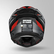 HELIOS D2 CIRCUIT DECOR GLOSS BLACK & RED