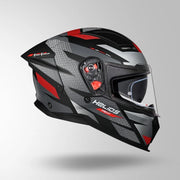 HELIOS D2 CIRCUIT DECOR GLOSS BLACK & RED
