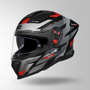 HELIOS D2 CIRCUIT DECOR GLOSS BLACK & RED