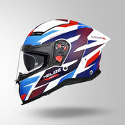 HELIOS D2 CIRCUIT DECOR GLOSS WHITE & BLUE
