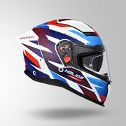 HELIOS D2 CIRCUIT DECOR GLOSS WHITE & BLUE