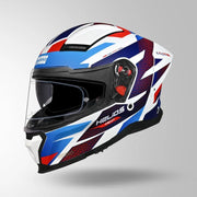 HELIOS D2 CIRCUIT DECOR GLOSS WHITE & BLUE