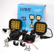 HJG Fog Light for Bike - 120 Watt 9 LED Fog Light with Wiring Harness & Switch