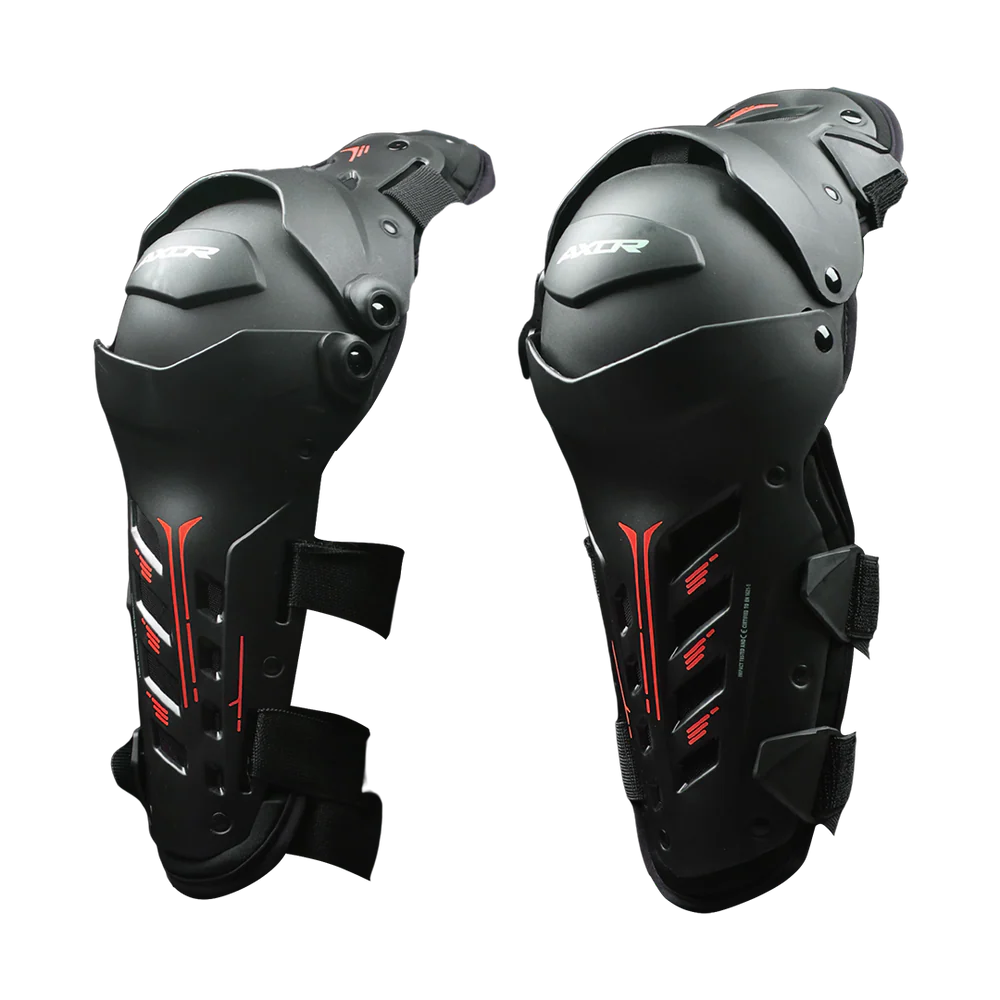 AXOR IMPACT-X KNEE GUARD - Black Red