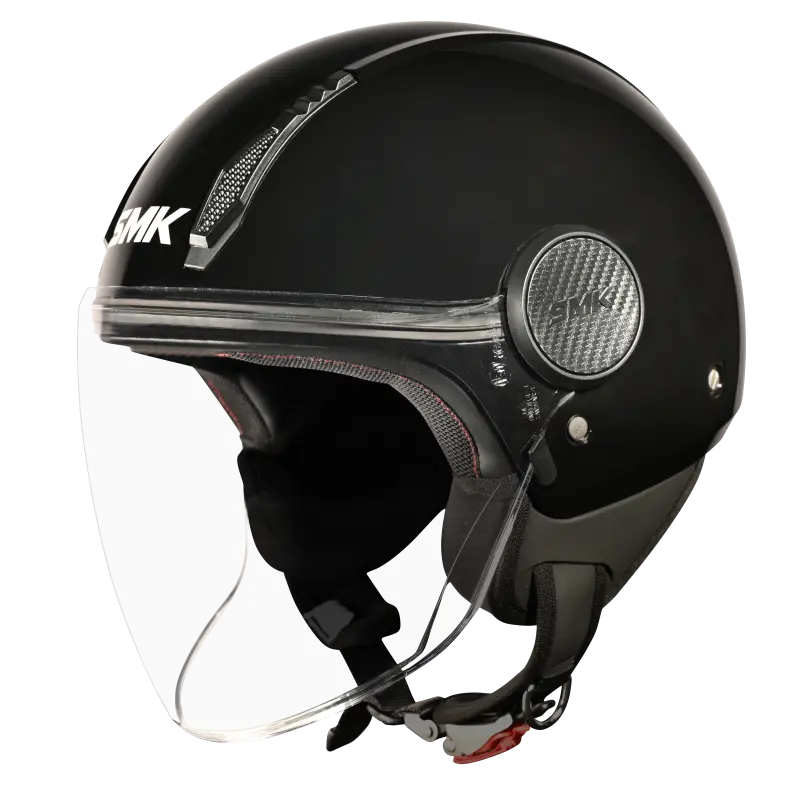 SMK Laminar Solid Helmet - Gloss Black - (GL200)