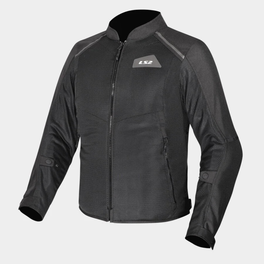 LS2 BREEZE JACKET - BLACK - CE CLASS A CERTIFIED JACKET