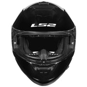 LS2 FF800 STORM II SOLID GLOSS BLACK