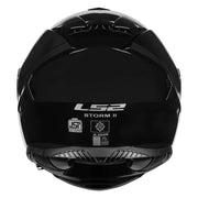 LS2 FF800 STORM II SOLID GLOSS BLACK