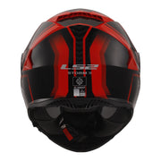 LS2 FF800 STORM II - TRACKER - BLACK RED
