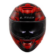 LS2 FF800 STORM II - TRACKER - BLACK RED