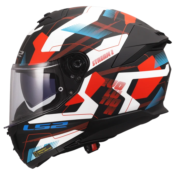 LS2 FF320 STREAM II - MIKA - WHITE BLUE RED