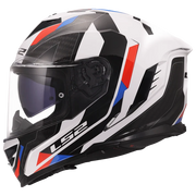 LS2 FF818 STORM III - SPORTY - WHITE BLUE RED