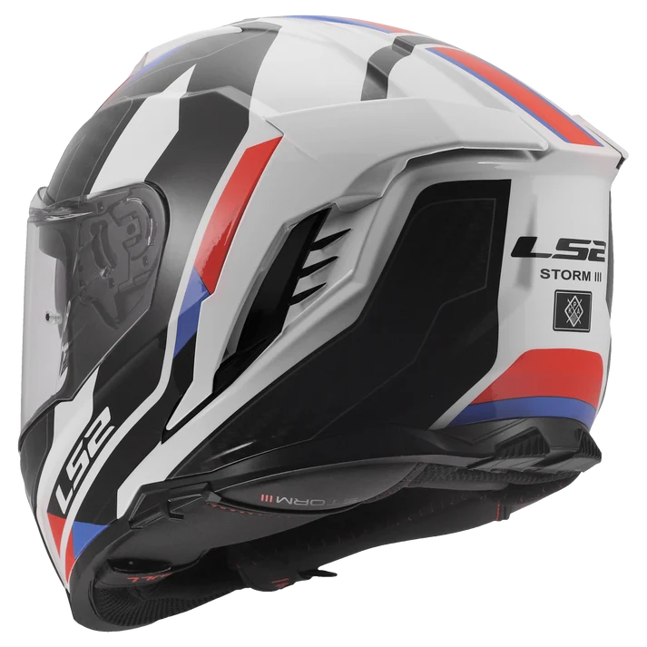 LS2 FF818 STORM III - SPORTY - WHITE BLUE RED