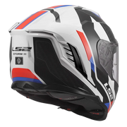 LS2 FF818 STORM III - SPORTY - WHITE BLUE RED