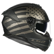 LS2 FF320 STREAM II - FLAG - MATT BLACK GREY