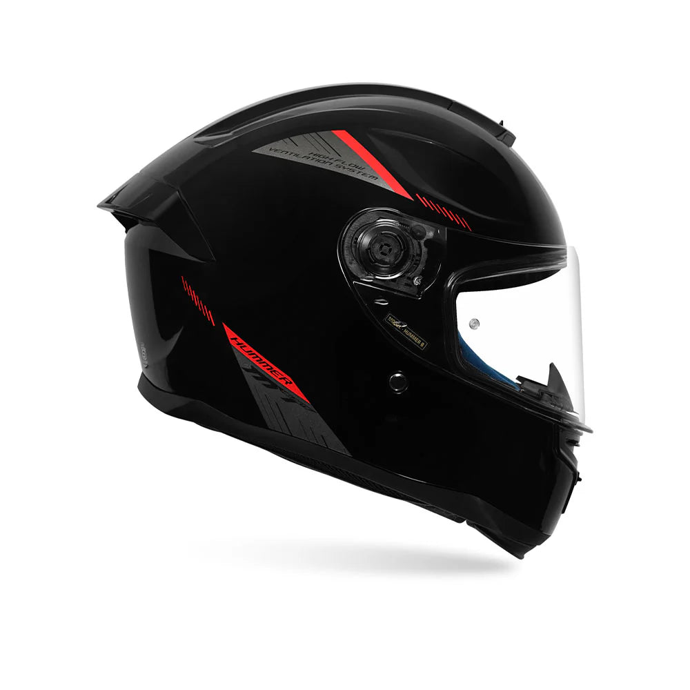 MT Hummer B Solid Gloss Black A1 Helmet